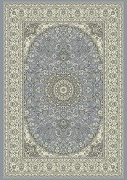 Dynamic Rugs Ancient Garden 57119-4646 Steel Blue and Cream
